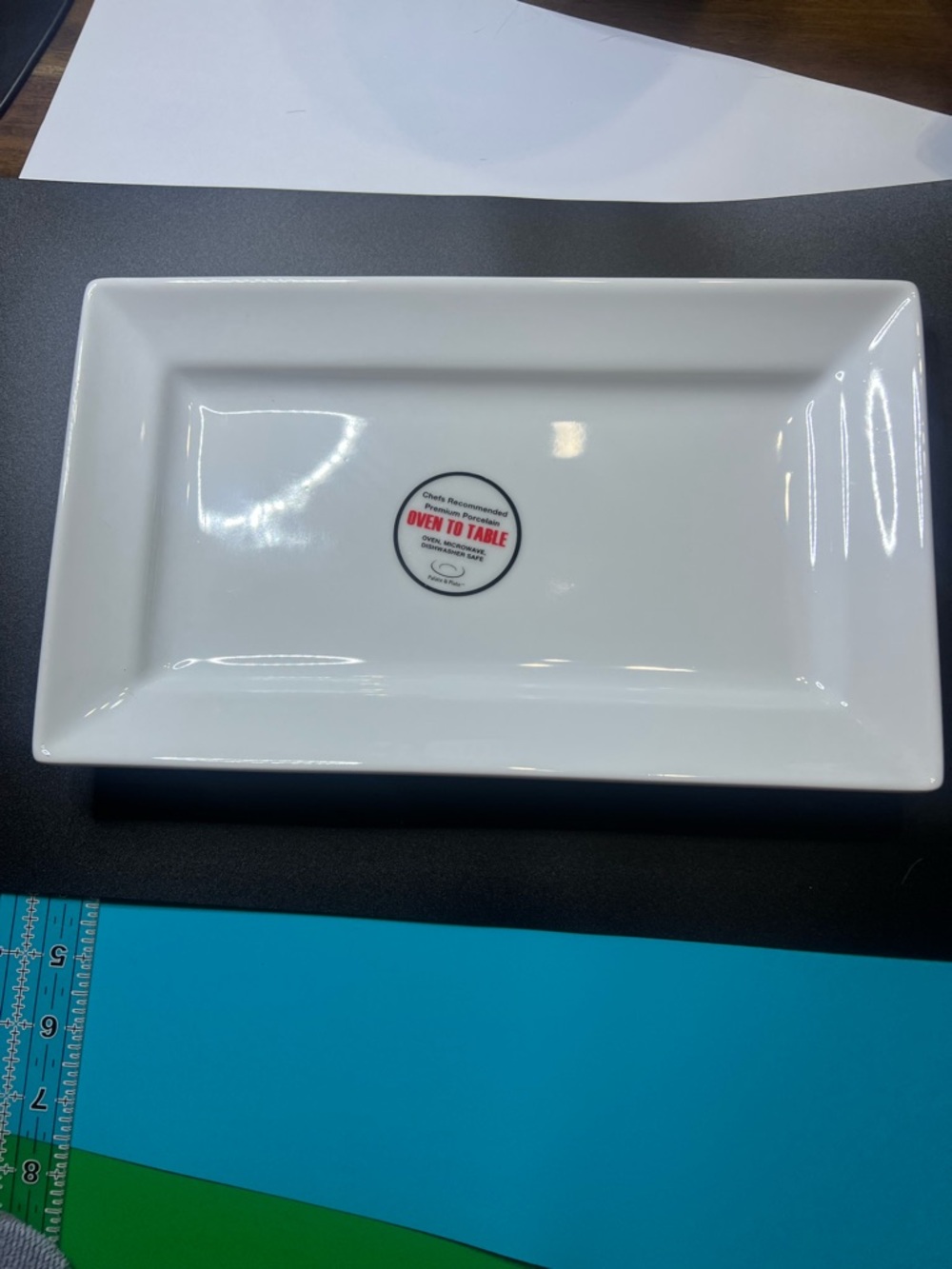 Oven-to-Table Rectangular White Platter